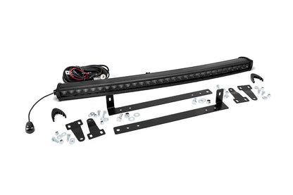 Rough Country 70661 LED Light Kit | Grille Mount | 30" Black Single Row | Ford F-150 (09-14)