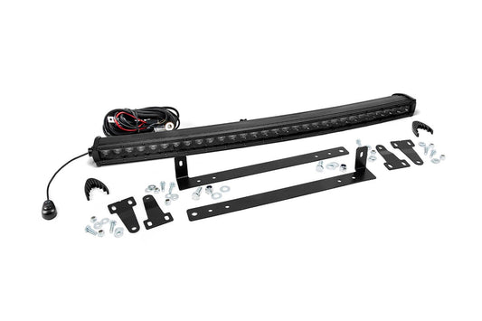 Rough Country 70661 LED Light Kit | Grille Mount | 30" Black Single Row | Ford F-150 (09-14)
