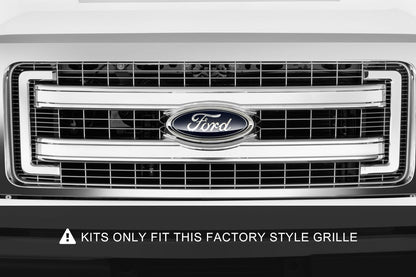 Rough Country 70659 LED Light Kit | Grille Mount | 30" Chrome Single Row | Ford F-150 (09-14)