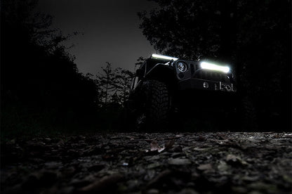 Rough Country 70920D 20 Inch Chrome Series LED Light Bar | Dual Row | Cool White DRL