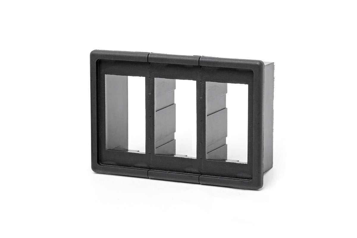 Rough Country 709B-3 Auxiliary Switch Bezel | Triple