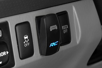 Rough Country 709SW Rocker Switch | 2x1 with Logo | Blue Back Light