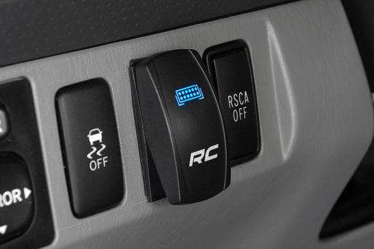 Rough Country 709SW Rocker Switch | 2x1 with Logo | Blue Back Light