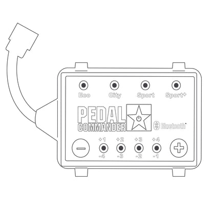 Pedal Commander 07-ALF-GUL-01 Pedal Commander Throttle Response Controller with Bluetooth Support