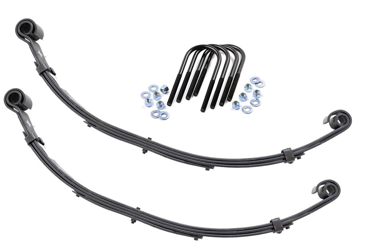 Rough Country 8020Kit Rear Leaf Springs | 4" Lift | Pair | Jeep CJ5/CJ7 7 4WD (1982-1986)
