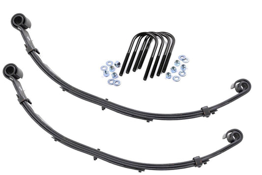 Rough Country 8020Kit Rear Leaf Springs | 4" Lift | Pair | Jeep CJ5/CJ7 7 4WD (1982-1986)