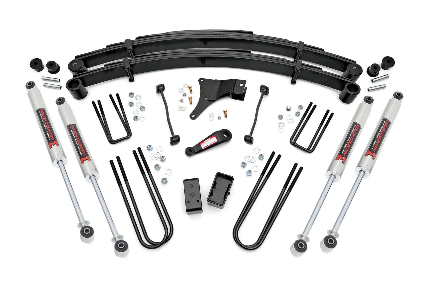 Rough Country 49440 4 Inch Lift Kit | Rear Blocks | M1 | Ford F-250/F-350 Super Duty 4WD (1999)