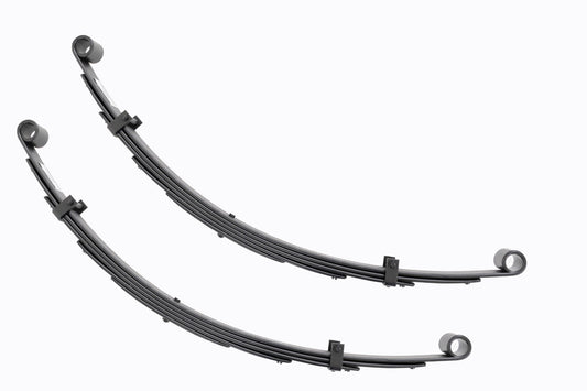 Rough Country 8041Kit Front Leaf Springs | 4" Lift | Pair | Toyota Land Cruiser FJ40 4WD (64-80)