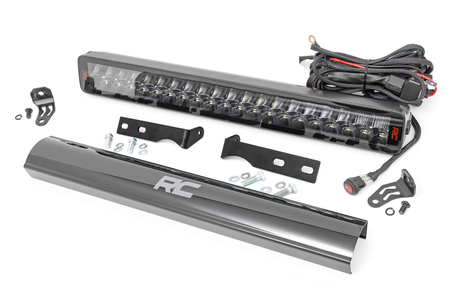 Rough Country 80773 LED Light Kit | Bumper Mount | 20" Spectrum Dual Row | Jeep Grand Cherokee WK2 (11-20)