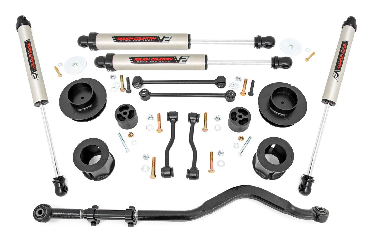 Rough Country 63770 3.5 Inch Lift Kit | Spacers | V2 | Jeep Gladiator JT 4WD (2020-2023)