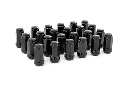 Rough Country 141524CBLK M14 x 1.5 Lug Nut Set of 24 | Black