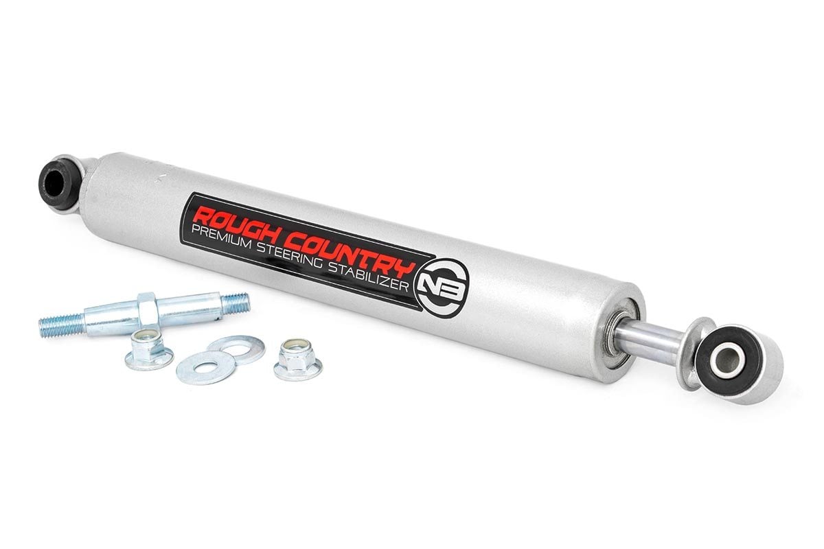 Rough Country 8736430 N3 Steering Stabilizer | 0-8 Inch Lift | Ford F-250/F-350 Super Duty (08-16)