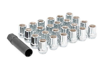 Rough Country 141524CHOE M14 x 1.5 Lug Nut Set of 24 | Chrome | Open End