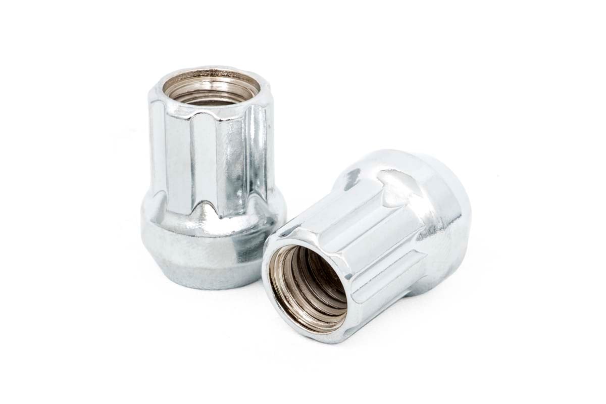 Rough Country 141524CHOE M14 x 1.5 Lug Nut Set of 24 | Chrome | Open End
