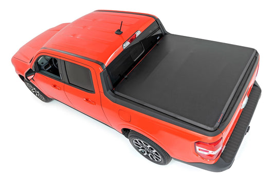 Rough Country 41534600A Soft Tri-Fold Bed Cover | 4'6" Bed | Ford Maverick 2WD/4WD (2022-2026)