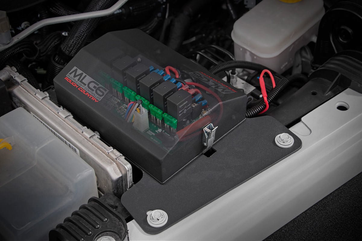Rough Country 70959 MLC-6 | Multiple Light Controller | Jeep Wrangler JK/Wrangler Unlimited (07-18)