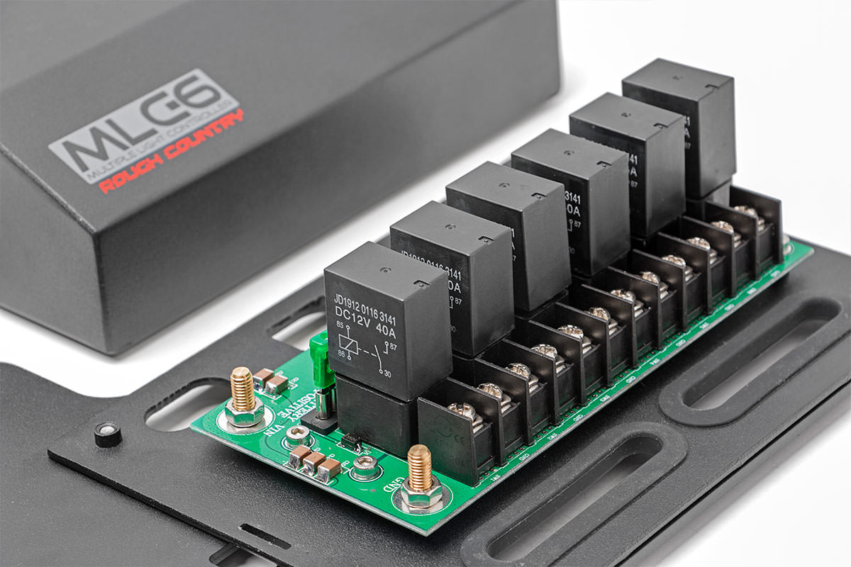 Rough Country 70959 MLC-6 | Multiple Light Controller | Jeep Wrangler JK/Wrangler Unlimited (07-18)