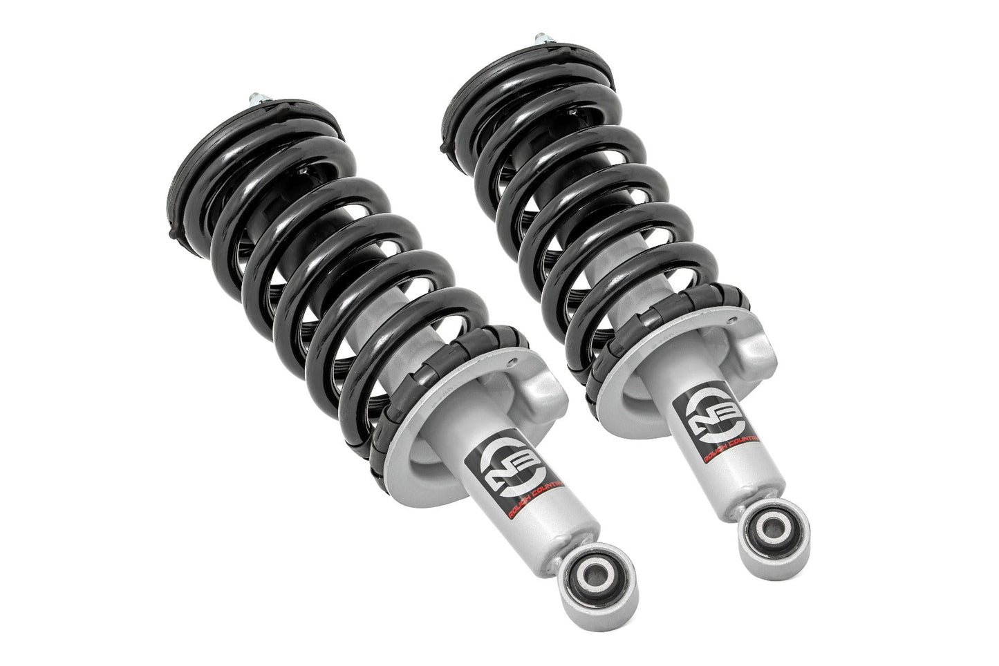 Rough Country 501092 N3 Leveling Struts | 2 Inch | Loaded Strut | Nissan Titan 4WD (2017-2024)