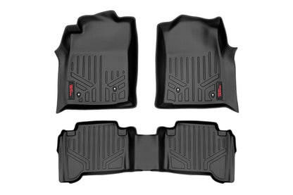 Rough Country M-75113 Floor Mats | Front and Rear | Double Cab | Toyota Tacoma 2WD/4WD (2005-2011)