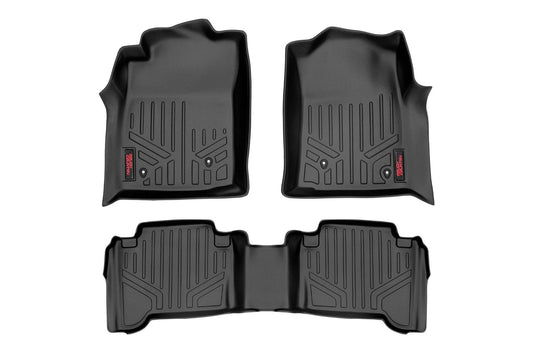 Rough Country M-75113 Floor Mats | Front and Rear | Double Cab | Toyota Tacoma 2WD/4WD (2005-2011)