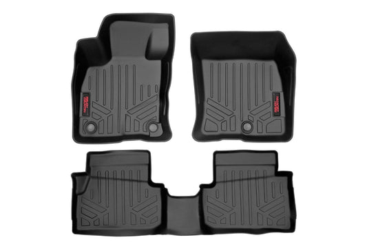 Rough Country M-51100 Floor Mats | Front and Rear | Ford Maverick 2WD/4WD (2022-2026)