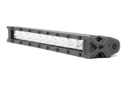 Rough Country 70410A 10 Inch Chrome Series LED Light Bar | Slim Line | Pair