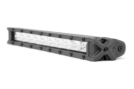 Rough Country 70410A 10 Inch Chrome Series LED Light Bar | Slim Line | Pair