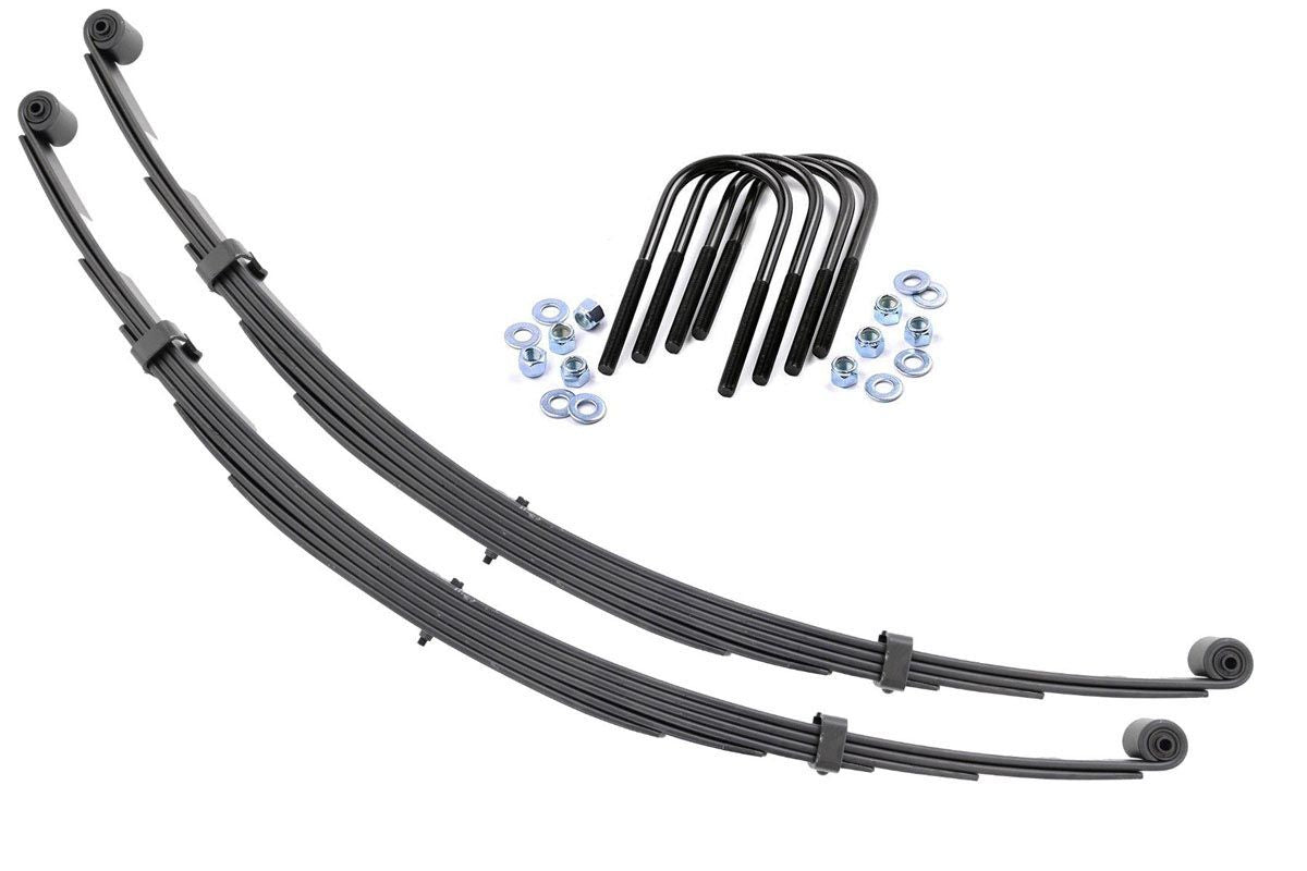 Rough Country 8040Kit Rear Leaf Springs | 2.5" Lift | Pair | International Scout II 4WD (1971-1980)
