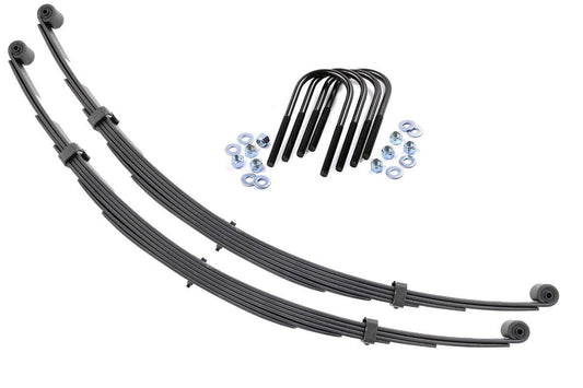 Rough Country 8040Kit Rear Leaf Springs | 2.5" Lift | Pair | International Scout II 4WD (1971-1980)