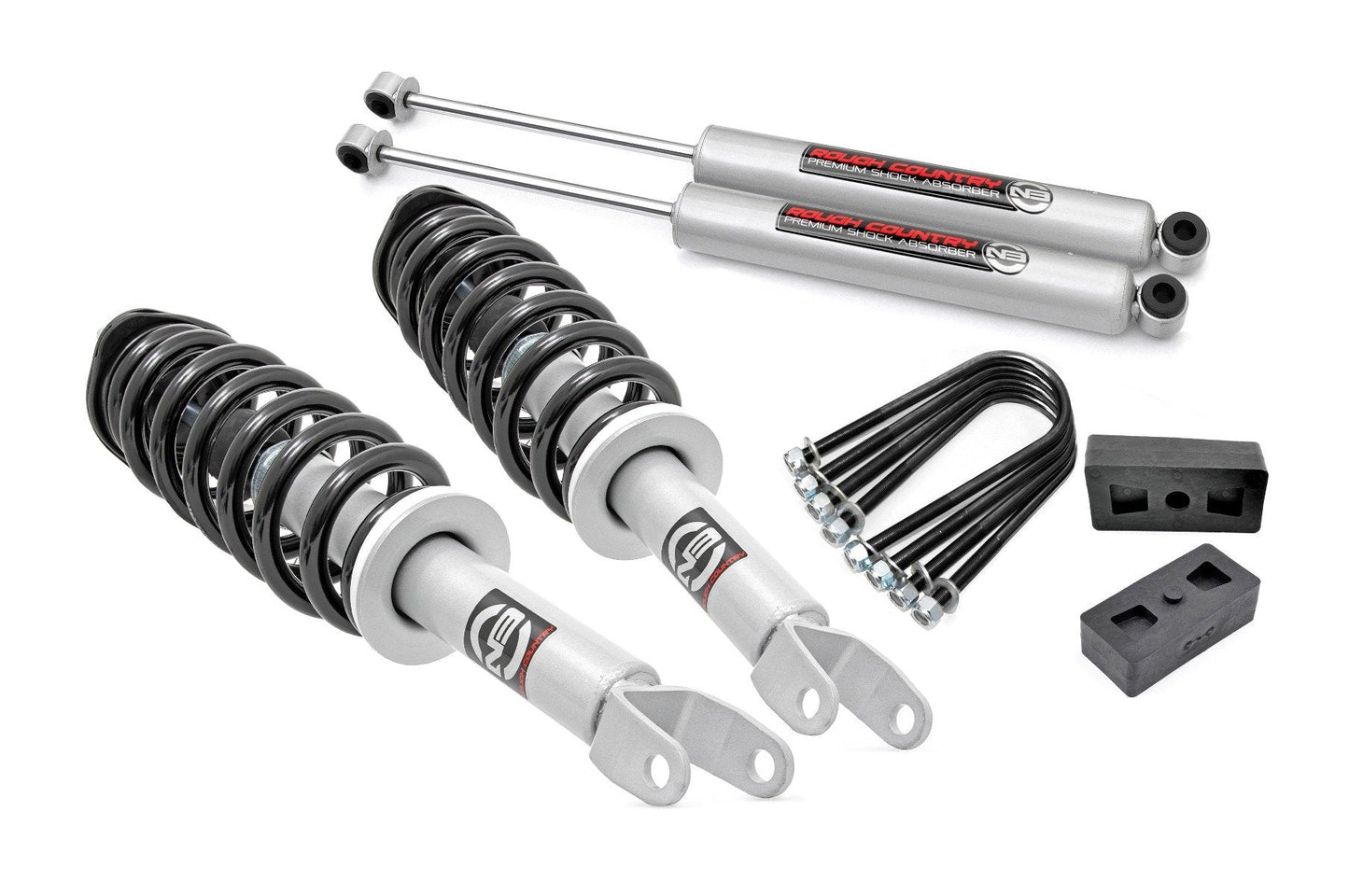 Rough Country 395.23 2.5 Inch Lift Kit | N3 Struts | Dodge 1500 4WD (2006-2008)