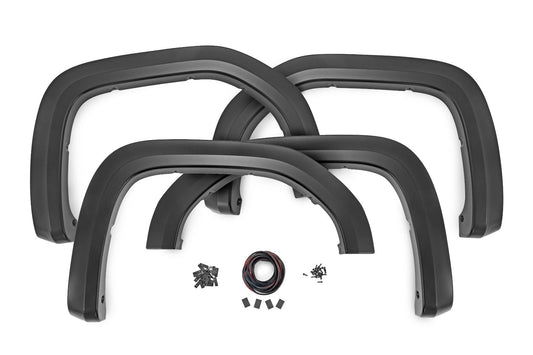 Rough Country S-G11911 Fender Flares | Sport | GMC Sierra 1500 2WD/4WD (2019-2025 & Classic)