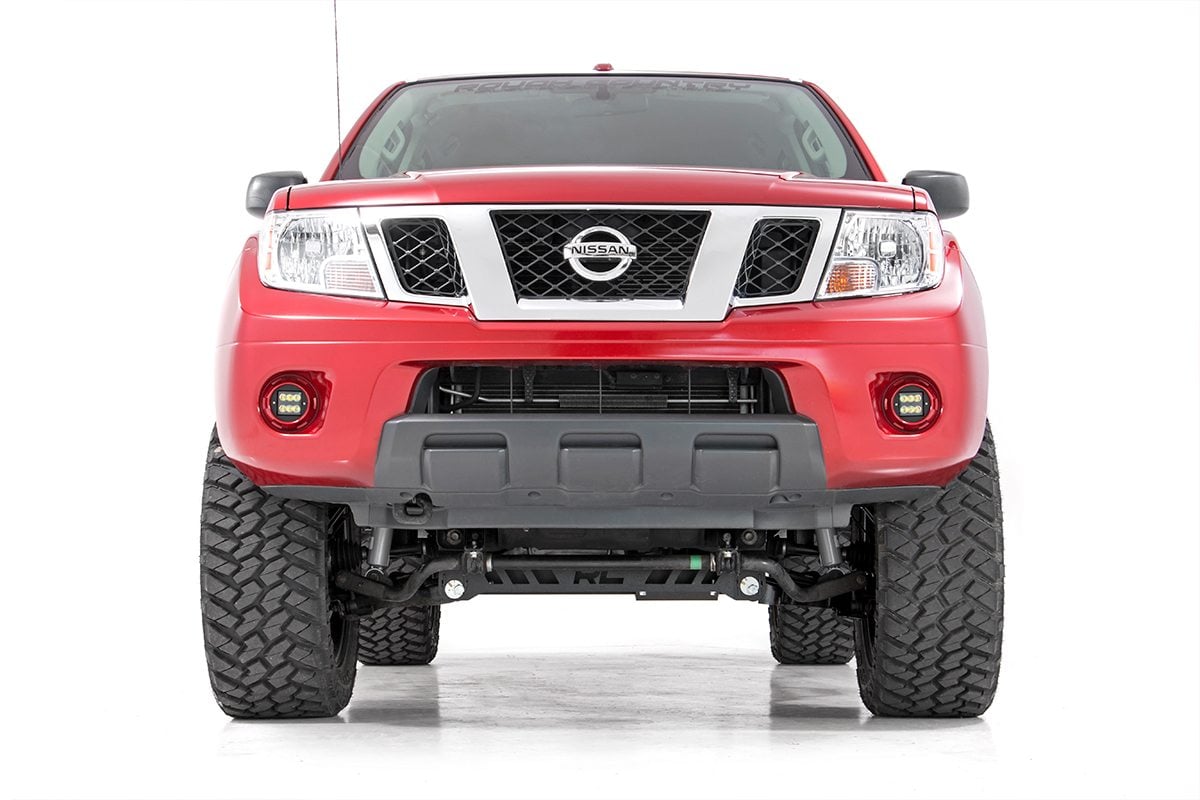 Rough Country 71023 LED Light Kit | Fog Mount | 2" Black Pair | Spot | Nissan Frontier (05-20)