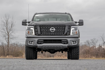 Rough Country 83432RED 3 Inch Lift Kit | N3 Struts & Shocks | Nissan Titan 2WD/4WD (2004-2024)