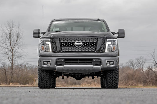 Rough Country 83432RED 3 Inch Lift Kit | N3 Struts & Shocks | Nissan Titan 2WD/4WD (2004-2024)