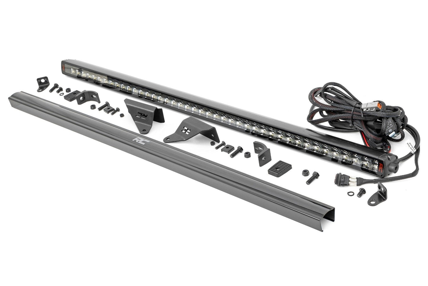 Rough Country 82041 LED Light Kit | Upper Windshield | 40" Spectrum Single Row | Ford Bronco (21-25)