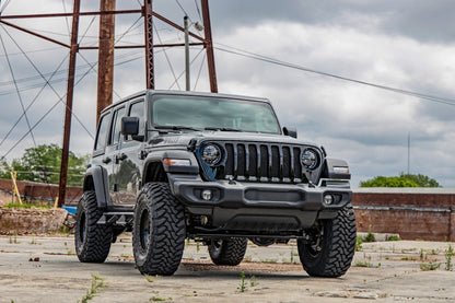 Rough Country 78130 3.5 Inch Lift Kit | C/A Drop | 4-Door | EcoDiesel | Jeep Wrangler Unlimited JL 4WD (20-23)