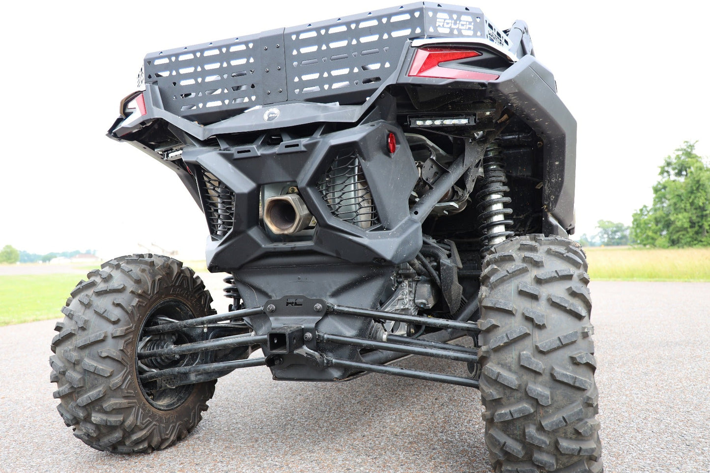 Rough Country 97026 LED Light Kit | Tail Light Mount | 6" Black Slimline Pair | Can-Am Maverick X3
