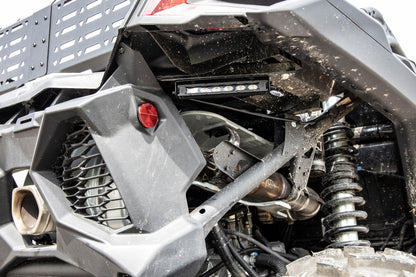 Rough Country 97026 LED Light Kit | Tail Light Mount | 6" Black Slimline Pair | Can-Am Maverick X3