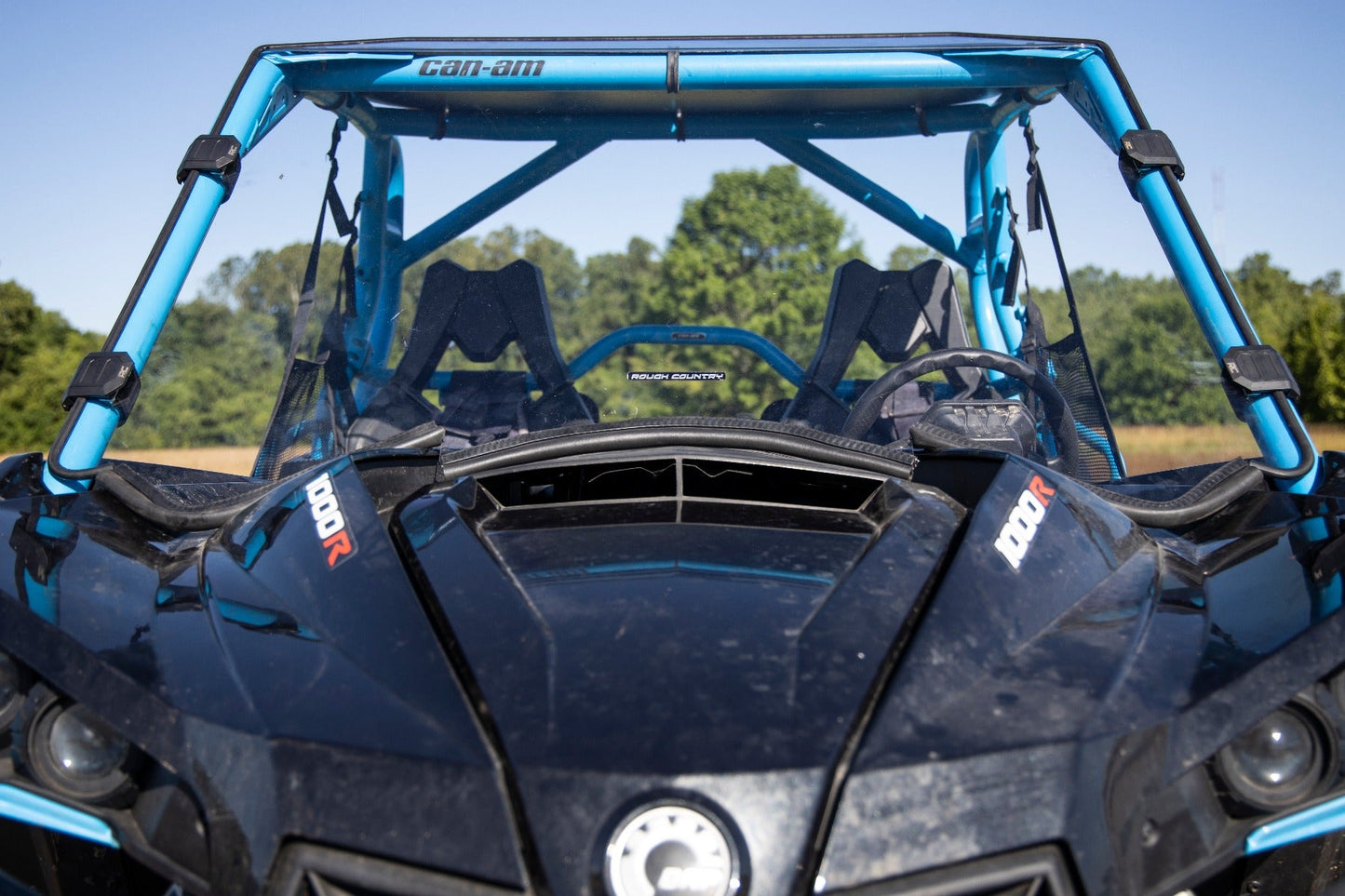 Rough Country 98131830 Full Windshield | Scratch Resistant | Can-Am Maverick Max 1000R X