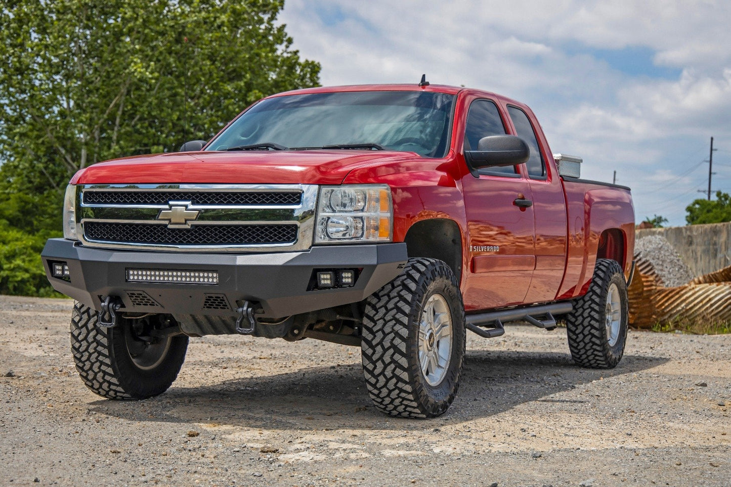 Rough Country 10769 Front Bumper | Chevy Silverado 1500 2WD/4WD (2007-2013)