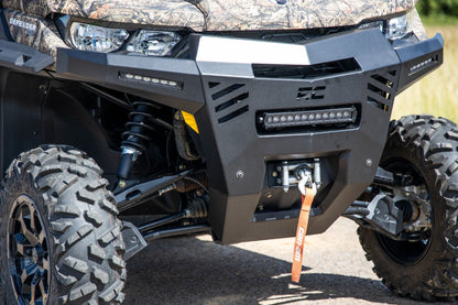 Rough Country 97068 Bumper | Front | 6" Black Slimline LED Pair | Can-Am Defender HD 8/HD 9/HD 10