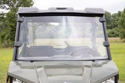 Rough Country 98152010 Full Windshield | Scratch Resistant | Mid Size | Polaris Ranger 500/Ranger 800 Mid-Size