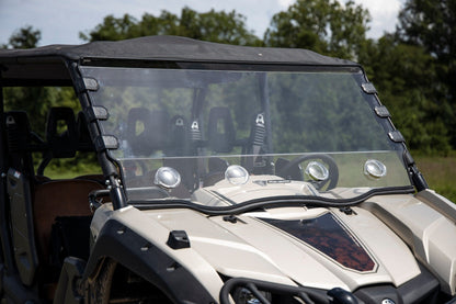 Rough Country 98242040 Vented Full Windshield | Scratch Resistant | Yamaha Viking 700