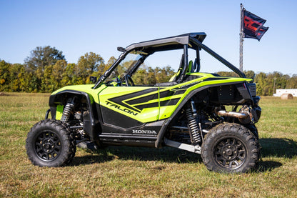 Rough Country 92039 Whip Mount | Bed |  4' Multl-Color LED Whip Pair | Honda Talon 1000