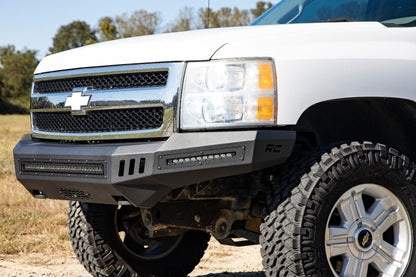 Rough Country 10911 Front High Clearance Bumper | BLK LEDs | Chevy Silverado 1500 2WD/4WD (07-13)