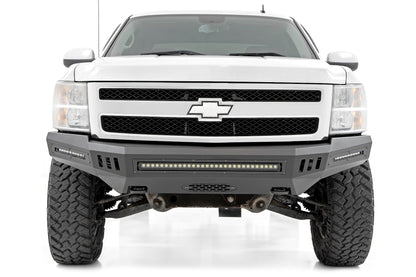 Rough Country 10911 Front High Clearance Bumper | BLK LEDs | Chevy Silverado 1500 2WD/4WD (07-13)