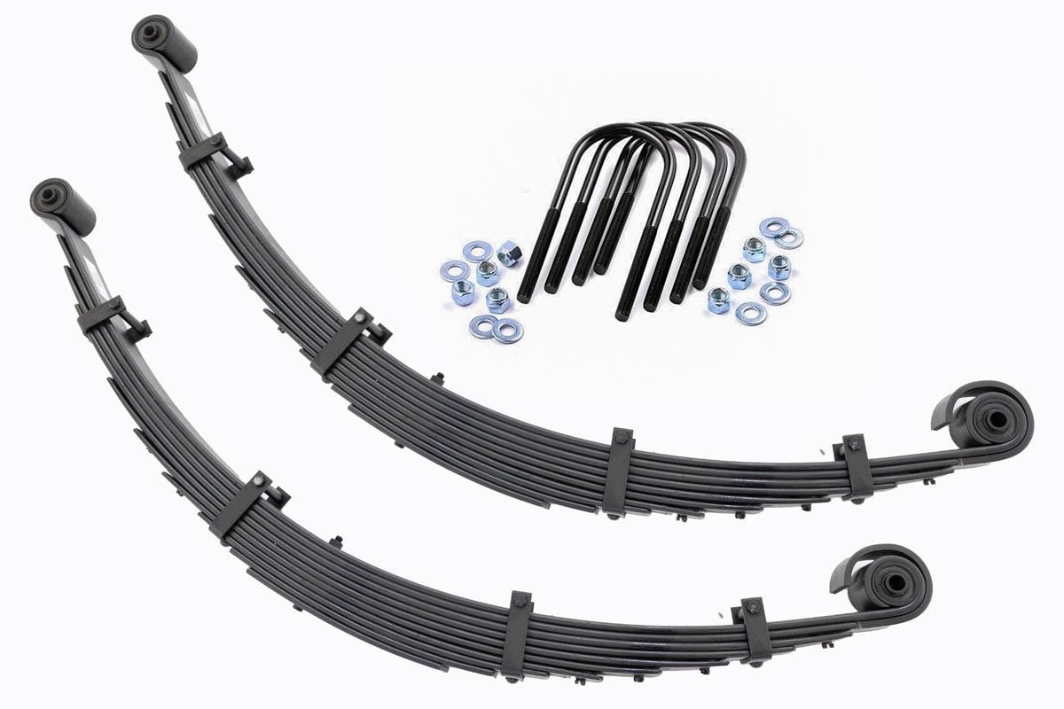 Rough Country 8073Kit Front Leaf Springs |8" Lift | Pair | Ford F-250/F-350 Super Duty 4WD (99-04)