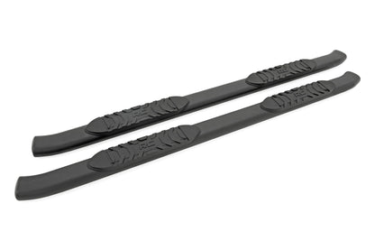 Rough Country 21011 Oval Nerf Step | 4-Door | Black | Ford Bronco 4WD (2021-2025)