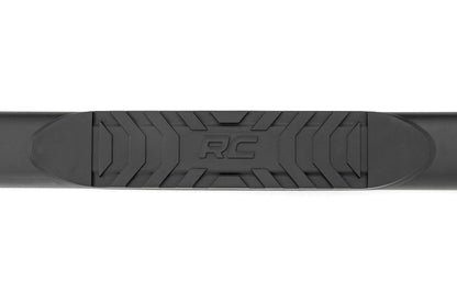 Rough Country 21007 Oval Nerf Step | Crew Cab | Black | Ford F-150 2WD/4WD (2009-2014)