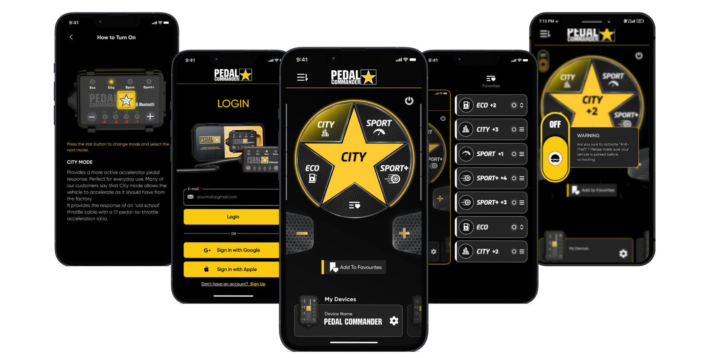 Pedal Commander 07-ALF-GUL-01 Pedal Commander Throttle Response Controller with Bluetooth Support